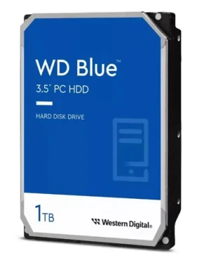 WD Blue 1TB / HDD / 3.5" SATA III / 5 400 rpm / 64MB cache / 2y (WD10EARZ)