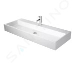 DURAVIT - Vero Air Umyvadlo nábytkové 1200x470 mm, bez přepadu, otvor pro baterii, WonderGliss, bílá 23501200711