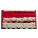 Cesil Silikonová forma Pletené bordury 14 cm