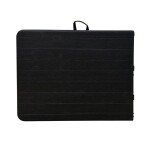 Stůl campingový černý 180x74, skládací, s madlem pro snadné přenášení