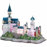 Puzzle 3D Zámek Neuschwanstein led/128 dílků