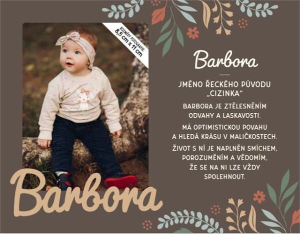 24_Fotorámeček se jménem_Barbora - Albi