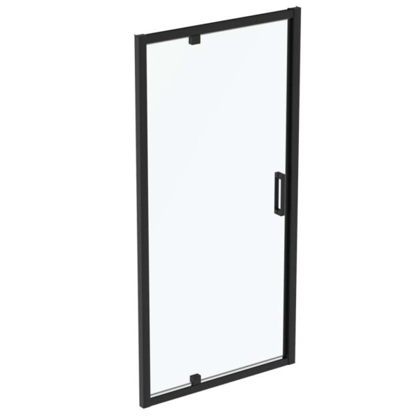 IDEAL STANDARD - Connect 2 Pivotové sprchové dveře 100 cm, černá/čiré sklo K9272V3
