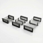 REA - Teleskopický odkapávač na dřez P14487 Black HOM-09973