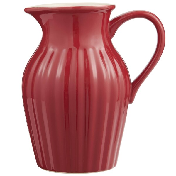 Ib Laursen Džbán Mynte Strawberry 1,7 l, červená barva, keramika