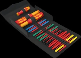 Wera Kraftform Kompakt VDE Safe-Torque Speed / Sada momentových šroubováků / VDE / 23 dílů / textilní box (05006633001)