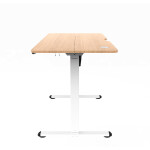 Ergonomický stůl s plynulou regulací výšky 120x60cm, melamin, dub, LT-H2210 OAK