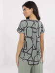 Halenka D73771M11171D khaki barva XL