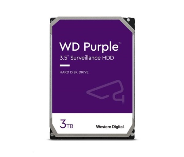 WD PURPLE WD33PURZ 3TB, SATA III 3.5", 256MB, 175MB/s, Low Noise, CMR EDF_8100437