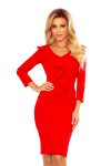 Dámské šaty model 14992701 červená numoco