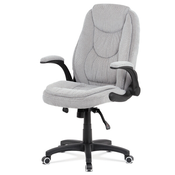 Kancelářské křeslo, synchronní mechanismus, stříbrná látka, KA-G303 SIL2