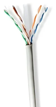 Nedis CAT6 šedá / Instalační kabel / U/UTP / 305 m / vnitřní / kulatý / PVC (CCBG8520GY305S)