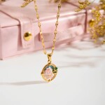 ELENYS Nostalgia Rosé – pozlacený náhrdelník 18K žluté zlato Délka: 42+5 cm / max. 47 cm