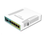 MikroTik RouterBOARD hEX PoE, 800MHz CPU, 128MB RAM, 5xGLAN, USB, PoE 802.3at, USB, SFP, vč. L4 EDF_1015736
