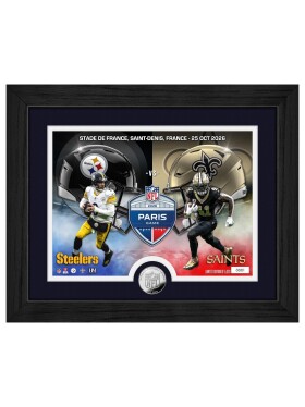 Obraz NFL NFL 2026 Paris Game Steelers vs Saints Silver Coin