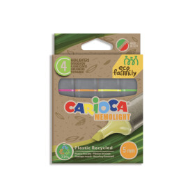 Carioca Carioca, CA43098, Eco family, sada Eco zvýrazňovačů, 4 ks