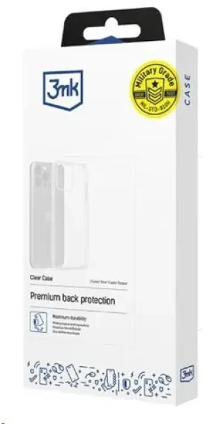 3mk Clear Case Oppo Find X9 čirá / Ochranný kryt / Absorber125 (5903108724944)