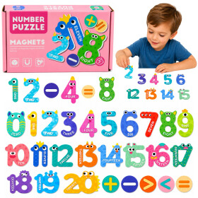 Mamido Magnetická sada čísla a matematická znaménka 26 dílků