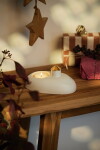 Räder Porcelánový svícen House, bílá barva, porcelán