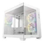 DEEPCOOL CG330 3F bílá / PC skříň / mATX / Bez zdroje / Temperované sklo (R-CG330-WHNGM3-G)