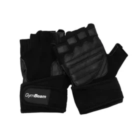 Fitness rukavice Pro WristWraps Black - GymBeam (XL, černá) (104725-4-XL)