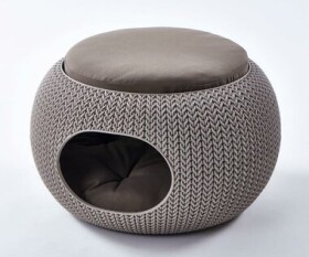 Curver Knit Pet Home pelíšek cappuccino (228814)
