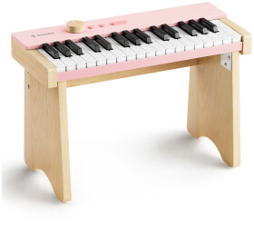 Donner KIDO V-10 Mini Digital Keyboard 32 keys Light Pink with Stand