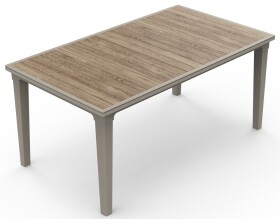 KETER DECO FUTURA stůl - Ashwood/Cappuccino
