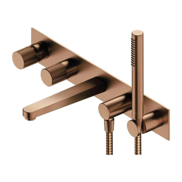 OMNIRES - CONTOUR vanová baterie pod omítku, kartáčovaná měď CT8037-1CPB