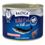 BALTICA Excellent Divoká treska s krillem 185 g / Konzervy pro kočky / Bez obilovin / Bez lepku