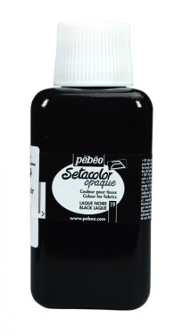 Barva na textil Pébéo Setacolor Opaque 250 ml - Černá 19