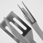 Nicolas Vahé Nerezová grilovací sada BBQ Green, zelená barva, dřevo, kov