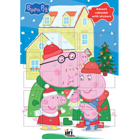Prasátko Peppa - Adventní kalendář se samolepkami