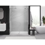 MEXEN - Exo sprchové dveře křídlové 130, transparent, chrom 819-130-000-01-00