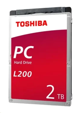 Toshiba L200 2TB černá / 2.5 / 5400 rpm / 128MB cache / SATA / interní / 2y / Bulk (HDWL120UZSVA)