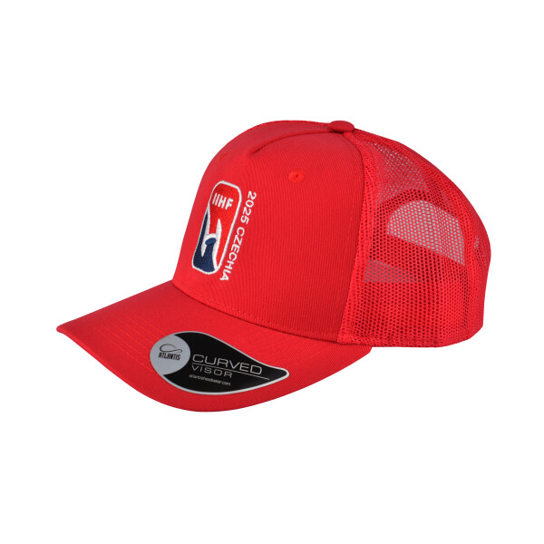 Pánská Kšiltovka IIHF Women's World Championship Czechia MS 2025 Red