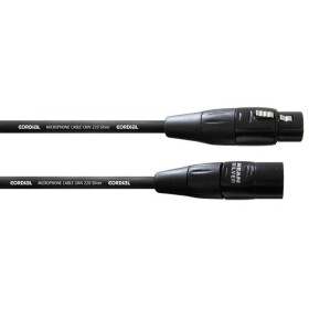 Cordial CIM 2,5 FM XLR propojovací kabel [1x XLR zásuvka - 1x XLR zástrčka] 2.50 m černá