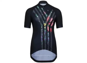 Silvini Calnia dámský dres krátký rukáv Black/Charcoal vel. 3XL