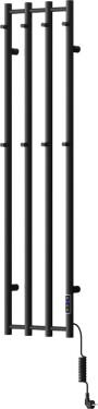 MEXEN - Pino elektrický věšák na ručníky 1405 x 347 mm, 250 W, černý W301-1405-347-00-70