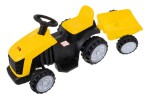 Mamido Dětský elektrický traktor s přívěsem žlutý