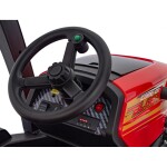 Mamido Dětský elektrický traktor BLAST s přívěsem 2x200W červený