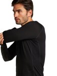 Pánské merino tričko s dlouhým rukávem ICEBREAKER Mens 200 ZoneKnit LS Crewe, Black velikost: XL