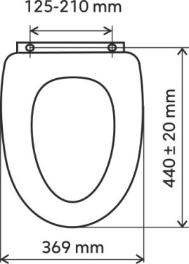 NOVASERVIS - WC sedátko, duroplast černá matná, panty tvrzený plast WC/BLACK