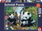 SCHMIDT Puzzle Pandy u vodopádu