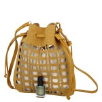 Moderní dámská kabelka Vaka, žlutá