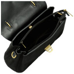 Módní dámská koženková kabelka do ruky Gabris, černá