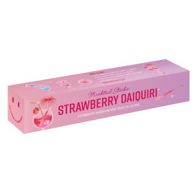 The Cabinet of CURIOSITEAS Dřevěné míchátko s cukrovými krystaly Strawberry Daiquiri – set 6 ks, růžová barva, dřevo