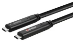 Lindy USB-C - USB-C 10 m černá / Kabel / 5 Gbit/s / DisplayPort 4K / USB-C PD 20V (43398)