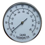 Saunový teploměr Viking, kovový