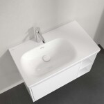 VILLEROY & BOCH - Skyla Umyvadlo, 80x46 cm, s přepadem, otvor pro baterii, alpská bílá 5A52L101